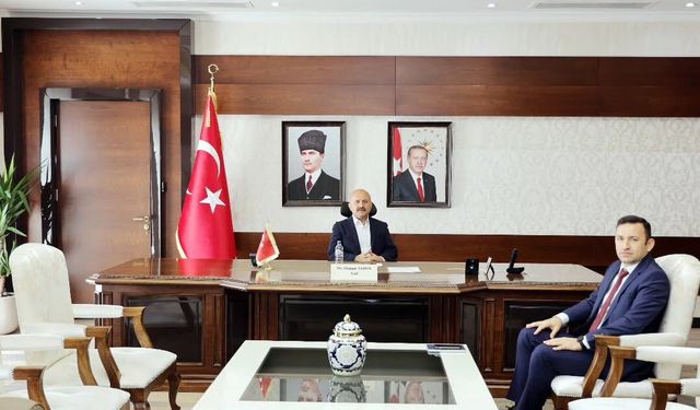 Vali Varol Kuyucak’ın yeni kaymakamını makamında ağırladı