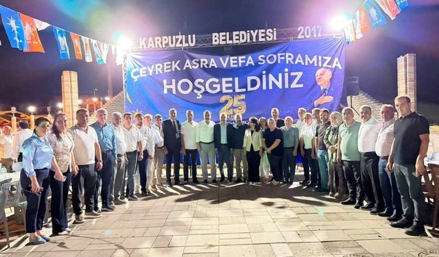 AK Parti Aydın'dan 'Vefa Sofrası'nda birlik mesajı!  Aydın'a kazandırılan hizmetler değerlendirildi