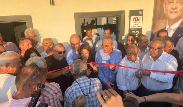 Aydın'da YENİ Parti dönemi resmen başladı! YENİ Parti Aydın İl Başkanlığı coşkulu törenle açıldı