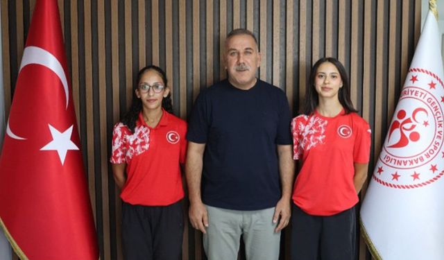 Aydın’ın başarılı atletlerinden Yığmatepe’ye ziyaret