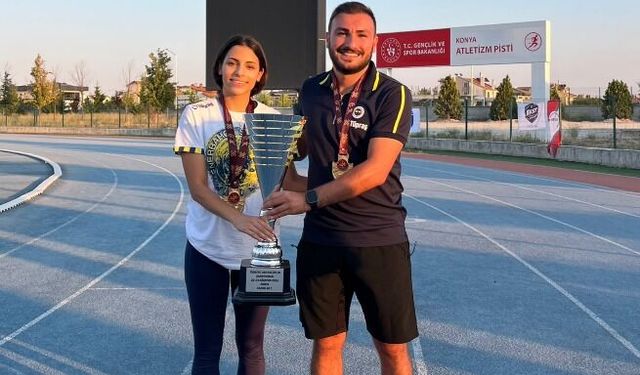 Aydınlı atletten çifte mutluluk: İki organizasyonda da şampiyon olarak döndü