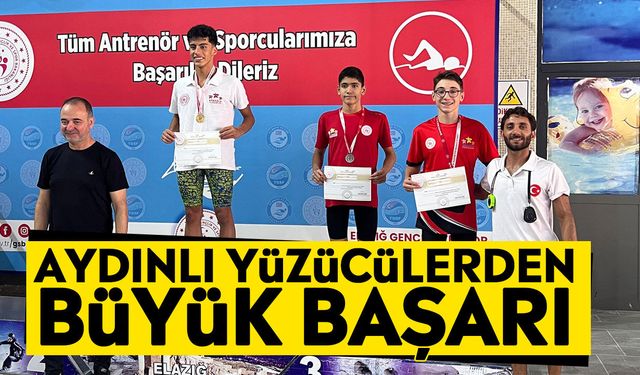 Aydınlı yüzücülerden büyük başarı