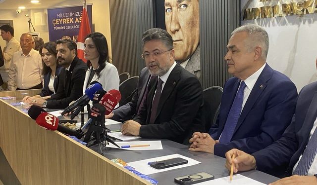 Bakan Yumaklı'nın Aydın'daki son durağı AK Parti oldu