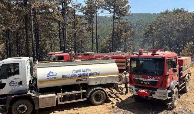 ASTİM OSB Çine’deki yangın için seferber oldu