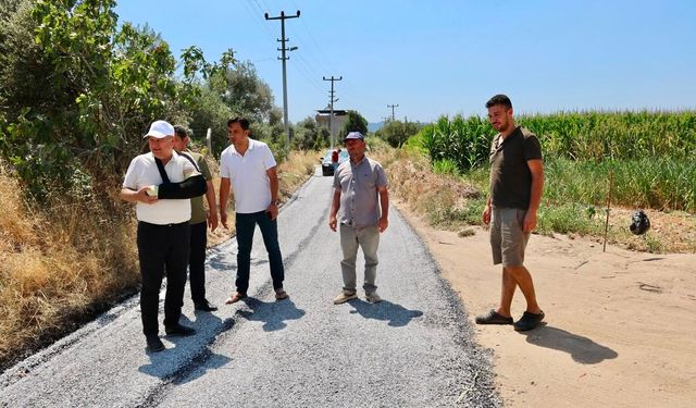 Çine’de Başkan Kıvrak'tan yol hamlesi