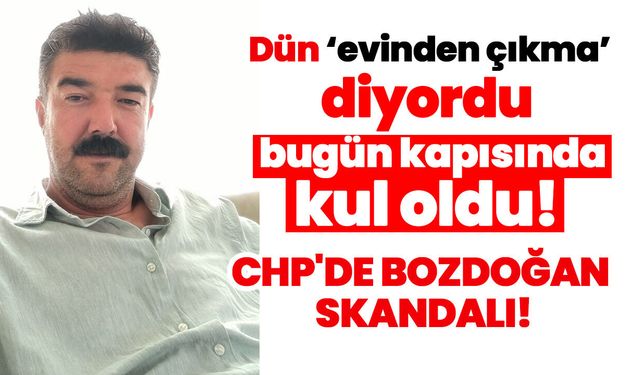 CHP Bozdoğan'da arşiv patladı, başkanın maskesi düştü