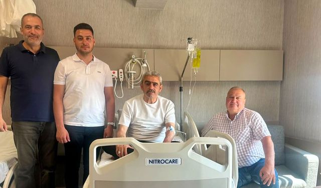 Haluk Alıcık’a geçmiş olsun ziyaretleri sürüyor