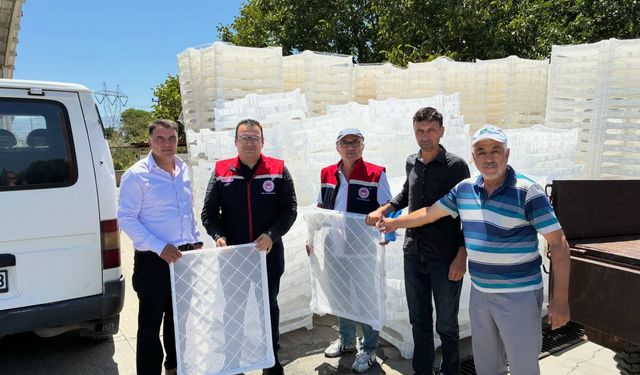 İncirliova’da üreticiye kurutma kereveti desteği