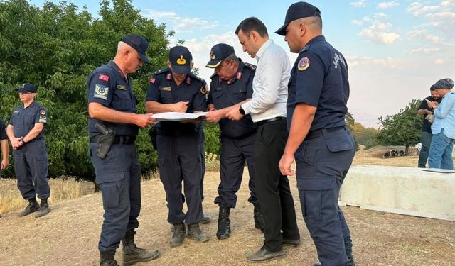 Kuyucak’ta kriz masası kuruldu! Yangın için tüm ekipler seferber