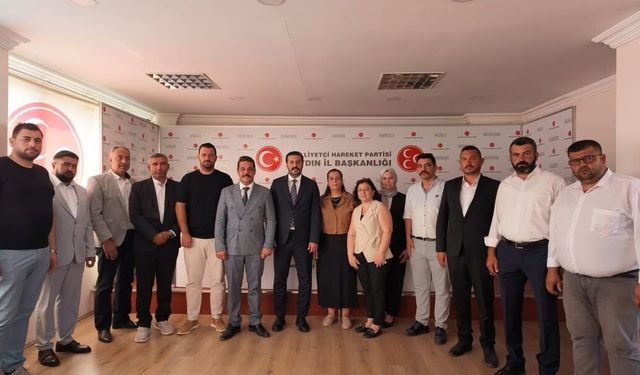 MHP Germencik’ten İl Başkanlığı’na ilk resmi ziyaret