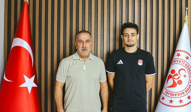 Milli Atlet Koray Uygun’dan İl Müdürü Yığmatepe’ye ziyaret