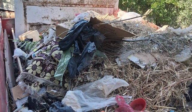 Nazilli’de çöp ev temizlendi: Mahalleli rahat nefes aldı