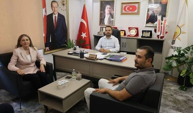 Nazilli'de Hizmetler Masaya Yatırıldı! Kaymakam Kan'dan AK Parti Nazilli İlçe Başkanlığı'na Ziyaret