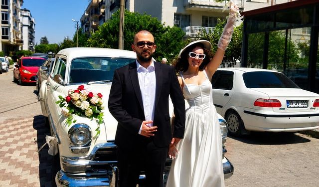 Söke’de esnafı buluşturan düğün: Oda başkanının oğlu dünya evine girdi