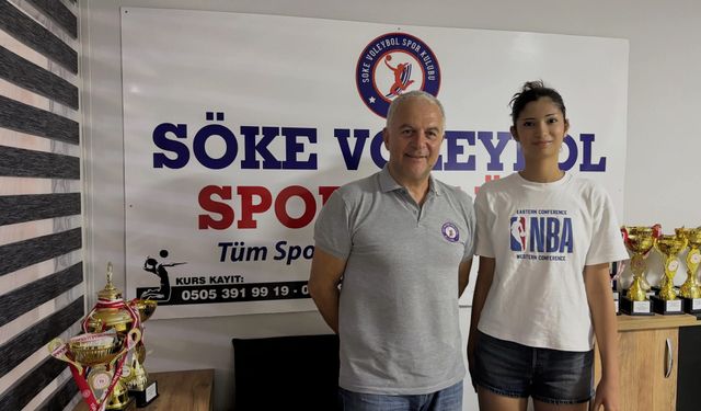 Sökeli genç voleybolcudan çifte başarı: Eczacıbaşı’na transfer oldu