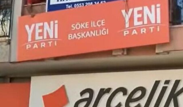 Yeni Parti Aydın’ın kentteki örgütlenmesi tüm hızıyla sürüyor: Söke ilçe başkanlığının tabelası da asıldı
