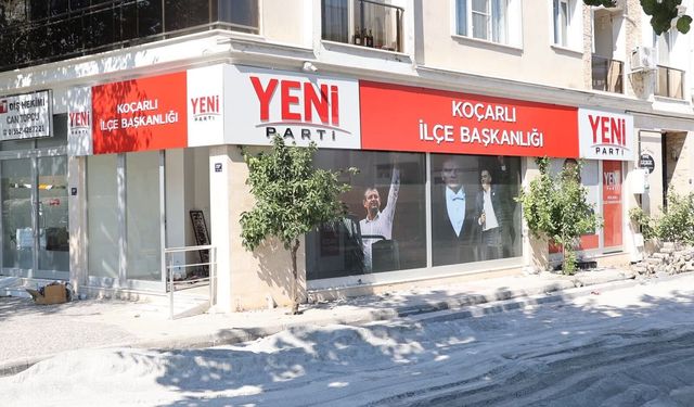 Yeni Parti Koçarlı'da da faaliyetlerine başlıyor: Başkan Akın aşamaları tek tek anlattı