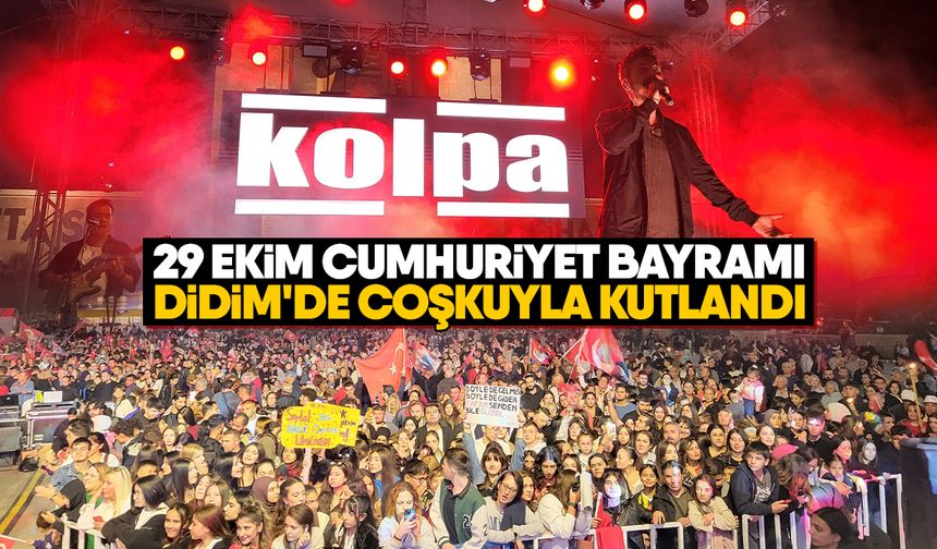 29 Ekim Cumhuriyet Bayramı Didim'de coşkuyla kutlandı