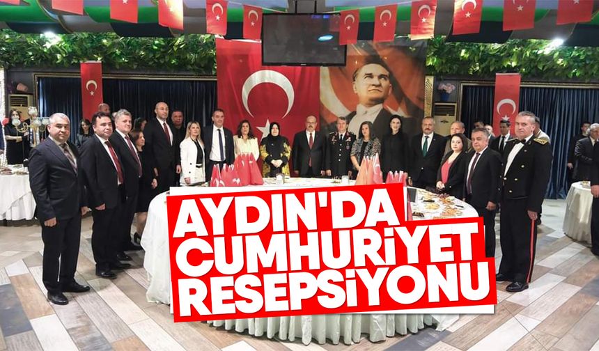 Aydın'da Cumhuriyet Resepsiyonu