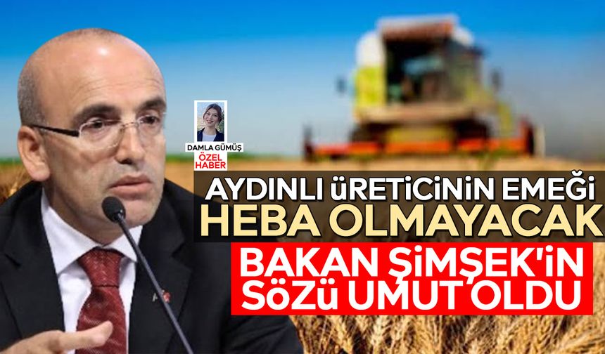 Aydınlı üreticinin emeği heba olmayacak
