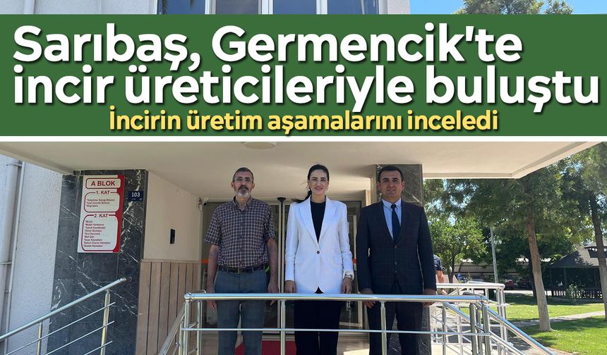 Sarıbaş, Germencik'te incir üreticileriyle buluştu
