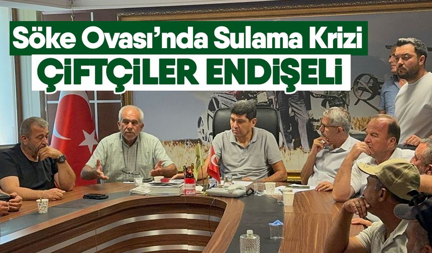 Söke Ovası’nda Sulama Krizi: Çiftçiler Endişeli