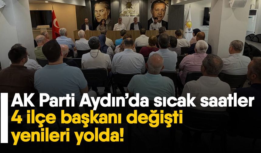 AK Parti Aydın’da ilçelere performans operasyonu