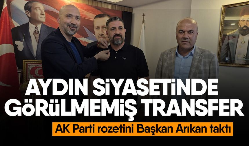Söke’de CHP’li meclis üyesi AK Parti’ye geçti