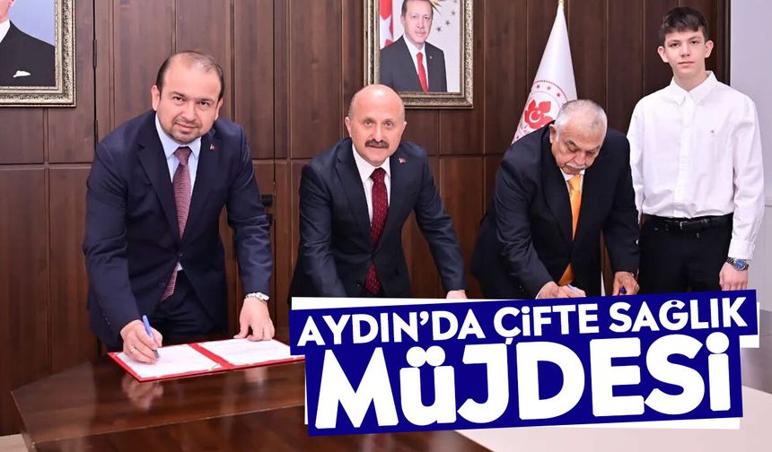 Aydın’da çifte sağlık müjdesi