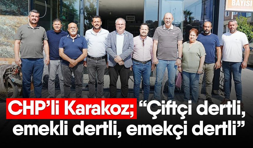 CHP’li Karakoz Germencik’te