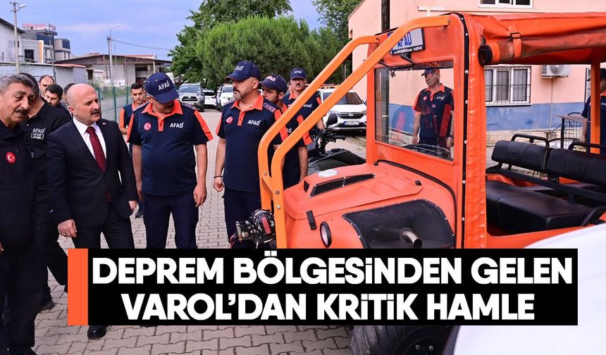 Vali Varol Aydın’daki afet hazırlıklarını değerlendirdi