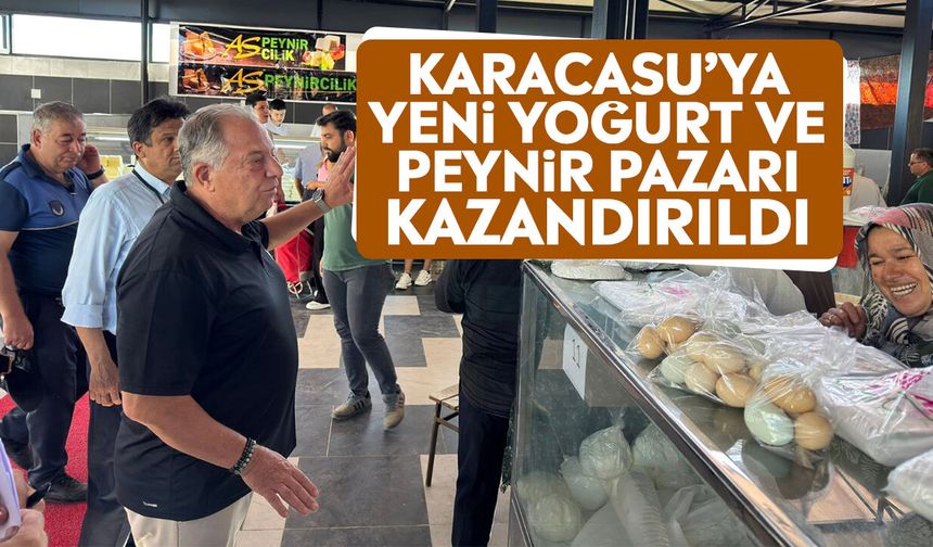 Karacasu’ya yeni yoğurt ve peynir pazarı kazandırıldı