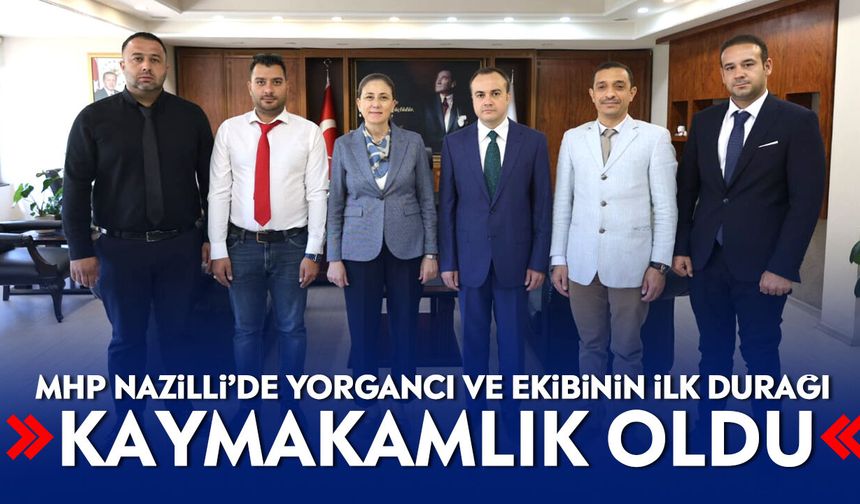 MHP Nazilli’den Kaymakam’a ziyaret!