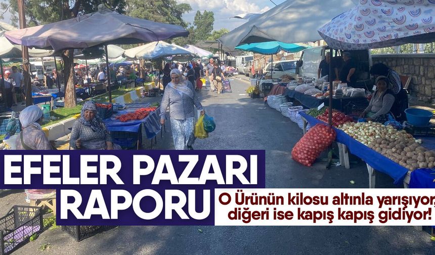 Efeler’deki semt pazarında bu haftaki fiyat tablosu! Ucuz ve pahalı ürünler ortaya çıktı