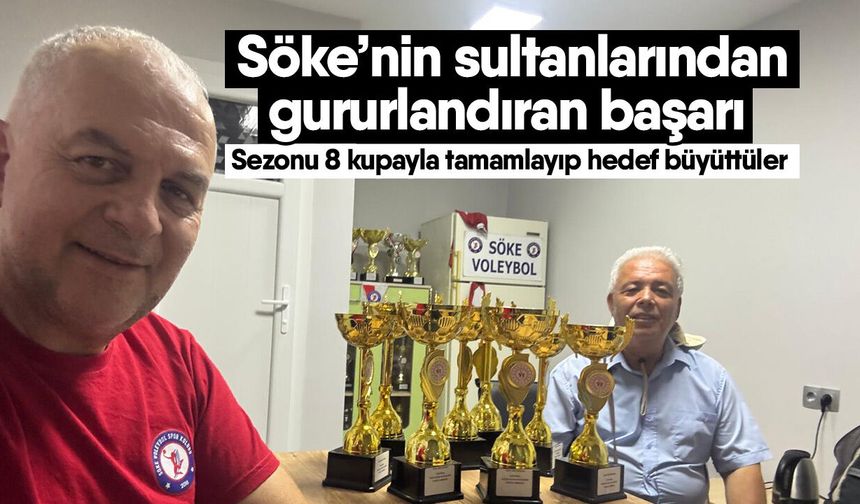 Söke’nin sultanlarından gururlandıran başarı