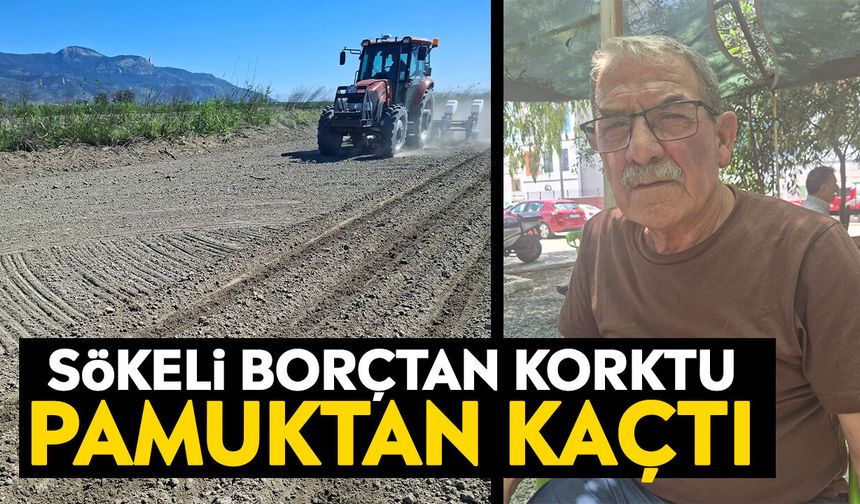 Sökeli borçtan korktu, pamuktan kaçtı