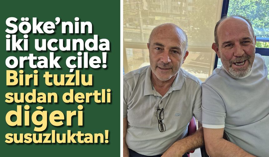 Sökeli muhtarlardan içme suyu isyanı