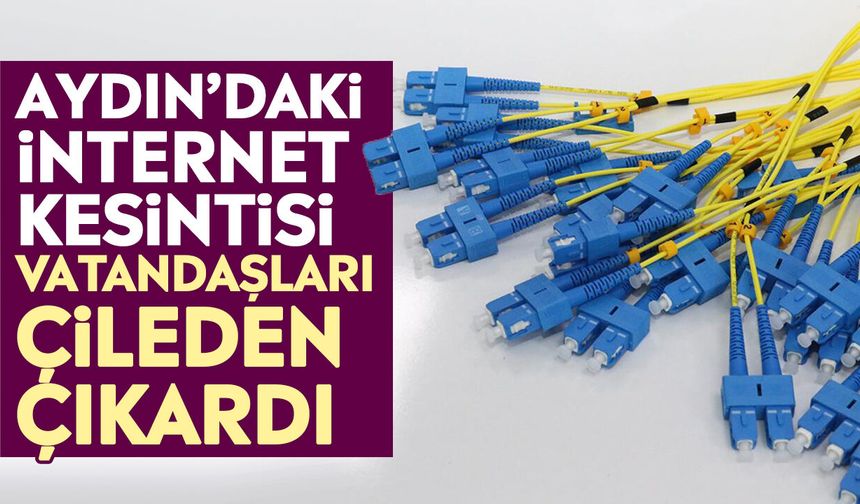 Aydın’daki internet kesintisi vatandaşları çileden çıkardı