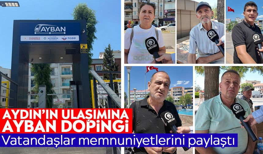 Başkan Çerçioğlu’nun AYBAN projesine Aydınlılardan tam not