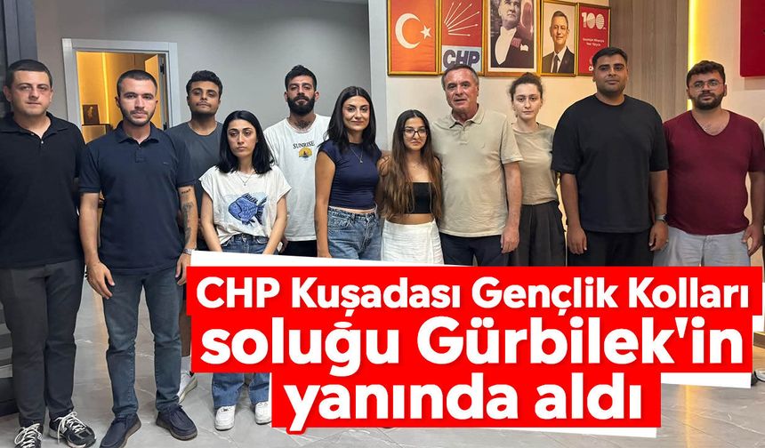 Başkan Gürbilek gençlerin desteğini arkasına aldı