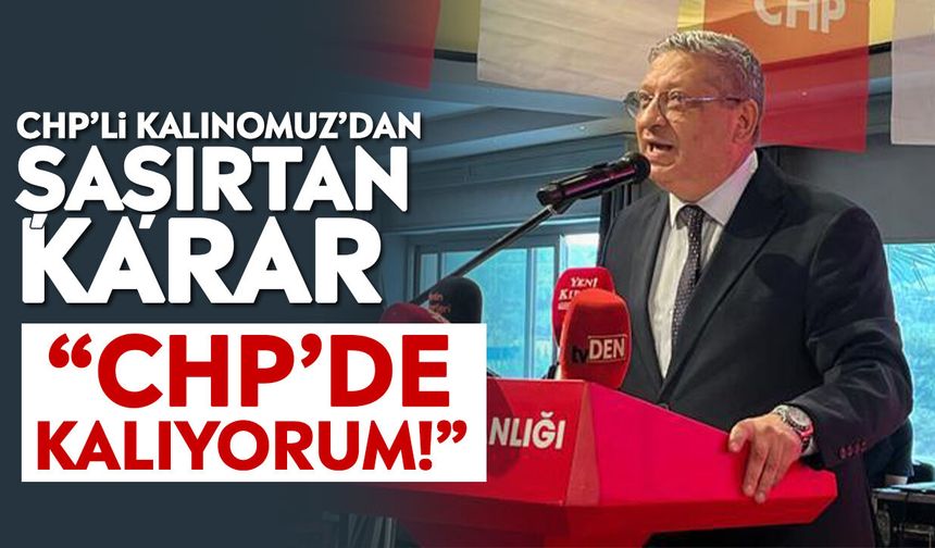 Kalınomuz ilk kongrede CHP Aydın İl Başkanlığına aday