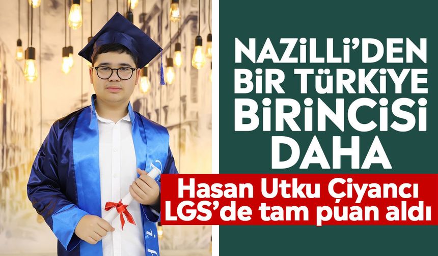 Nazilli’den bir Türkiye birincisi daha