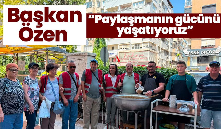 Altı Nokta Körler Derneği’nden Aydın’da anlamlı aşure ikramı