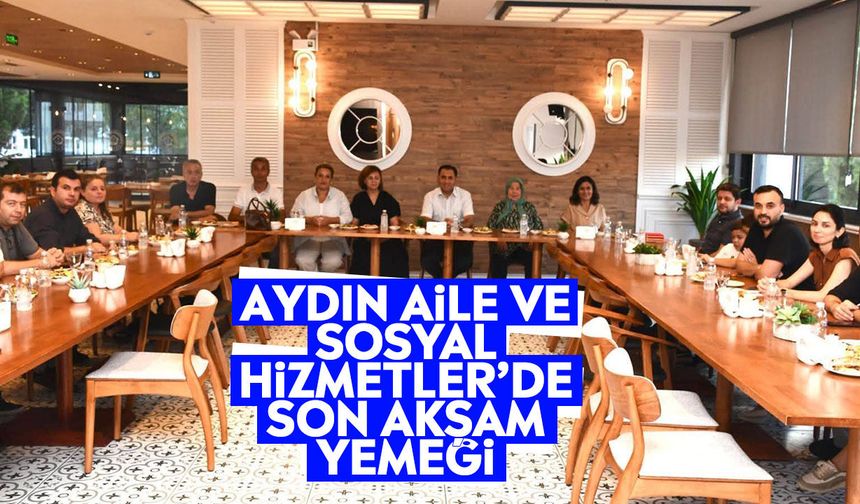 Aydın'da görev yeri değişen personellere veda etkinliği