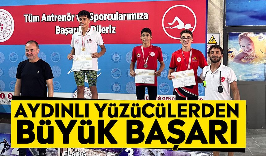 Aydınlı yüzücülerden büyük başarı