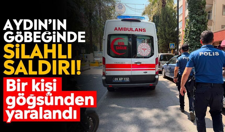 Aydın’ın göbeğinde silahlı saldırı! Bir kişi göğsünden yaralandı