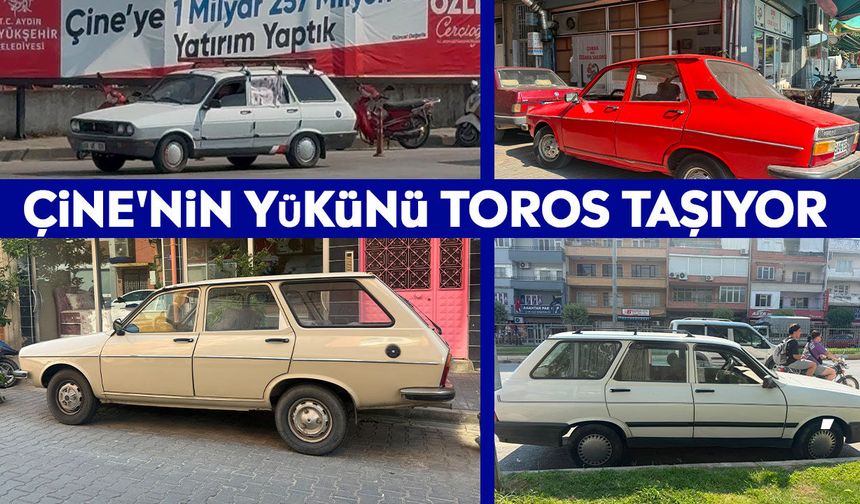 Çine'nin yükünü Toros taşıyor