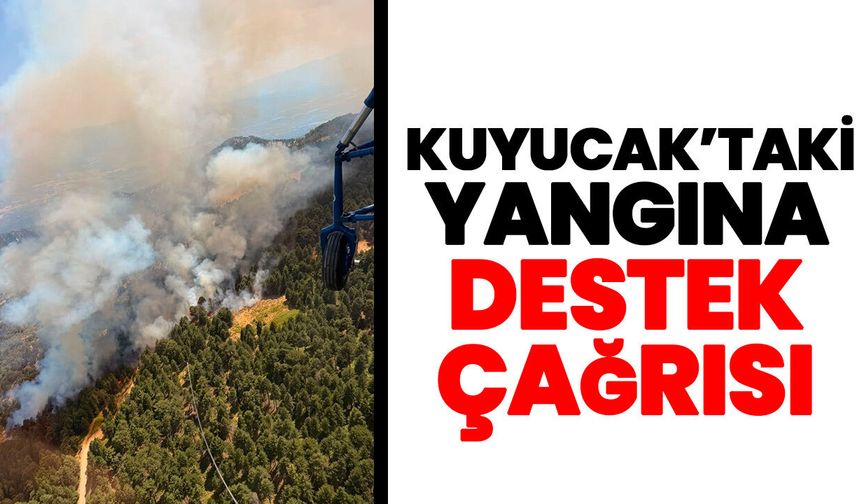 Kuyucak’taki yangına destek çağrısı!