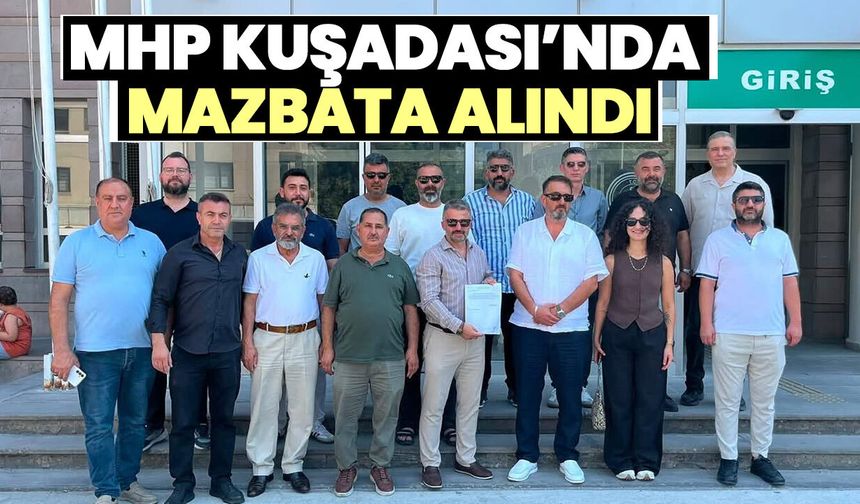 MHP Kuşadası’nda mazbata alındı