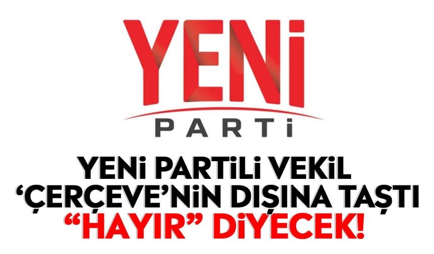Yeni Partili Vekil ‘Çerçeve’nin dışına taştı: “Hayır” diyecek!